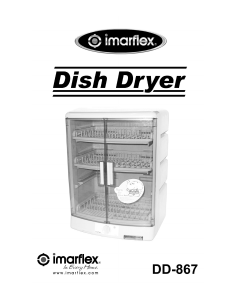 Handleiding Imarflex DD-867 Vaatdroger