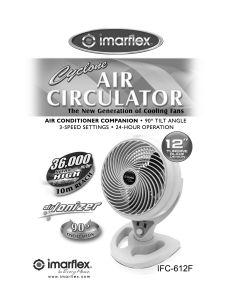 Handleiding Imarflex IFC-612F Ventilator