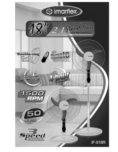 Handleiding Imarflex IF-918R Ventilator