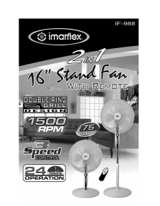 Handleiding Imarflex IF-988 Ventilator