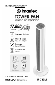 Handleiding Imarflex IF-739M Ventilator
