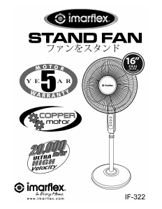 Handleiding Imarflex IF-322 Ventilator