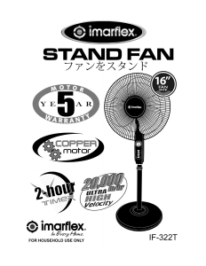 Handleiding Imarflex IF-322T Ventilator