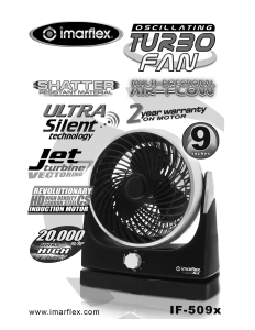 Handleiding Imarflex IF-509X Ventilator