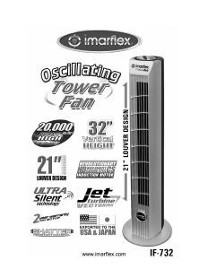 Handleiding Imarflex IF-732 Ventilator