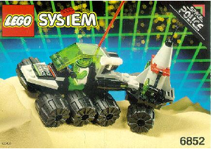 Bedienungsanleitung Lego set 6852 Space Police Sonar-Sicherheit