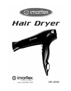 Handleiding Imarflex HD-2000 Haardroger