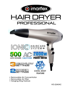 Manual Imarflex HD-2240AC Hair Dryer