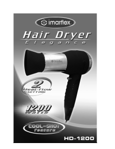 Manual Imarflex HD-1200 Hair Dryer