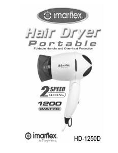 Manual Imarflex HD-1250D Hair Dryer