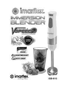 Bruksanvisning Imarflex ISB-610 Stavmixer