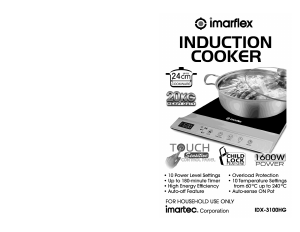 Handleiding Imarflex IDX-3100HG Kookplaat