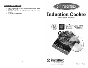 Handleiding Imarflex IDX-1600 Kookplaat