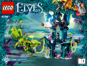 Használati útmutató Lego set 41194 Elves Noctura tornya és a földróka megmentése