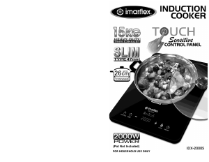 Handleiding Imarflex IDX-2000S Kookplaat