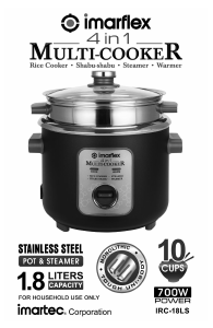 Handleiding Imarflex IRC-18LS Multicooker