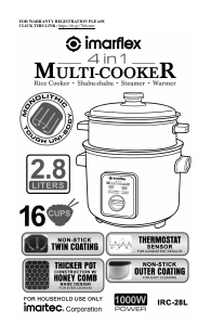 Handleiding Imarflex IRC-28L Multicooker
