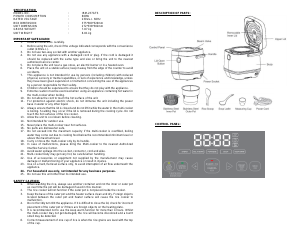 Handleiding Imarflex IRM-237GTS Multicooker