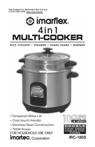 Handleiding Imarflex IRC-180S Multicooker