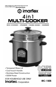 Handleiding Imarflex IRC-150S Multicooker