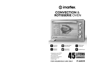 Handleiding Imarflex IT-455CR Oven