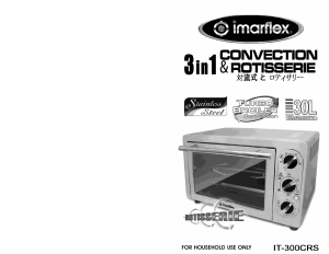 Bruksanvisning Imarflex IT-300CRS Ugn