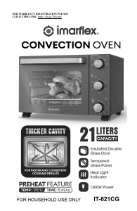 Handleiding Imarflex IT-821CG Oven