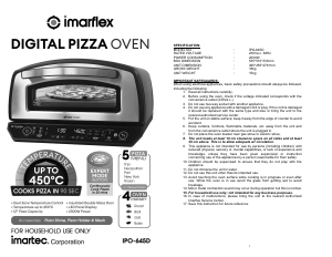 Handleiding Imarflex IPO-645D Oven