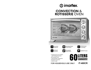 Handleiding Imarflex IT-460CR Oven
