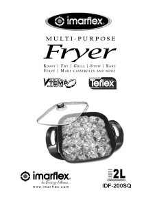 Bruksanvisning Imarflex IDF-200SQ Gryta