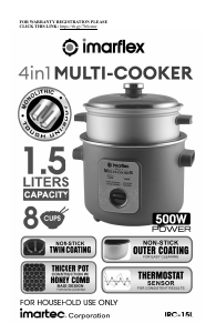 Manual Imarflex IRC-15L Rice Cooker