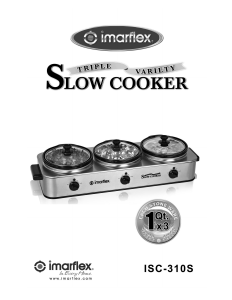 Bruksanvisning Imarflex ISC-310S Slow cooker
