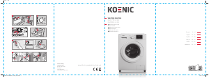 Manual de uso Koenic KWM 71412 A3 Lavadora