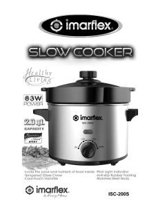 Handleiding Imarflex ISC-200S Slowcooker