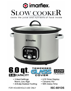 Handleiding Imarflex ISC-601DS Slowcooker