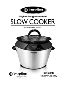Handleiding Imarflex ISC-500D Slowcooker