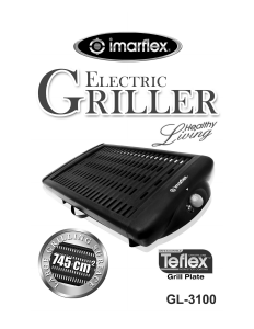 Handleiding Imarflex GL-3100 Bakplaat