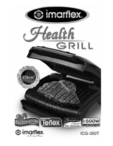 Handleiding Imarflex ICG-350T Bakplaat