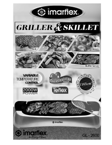 Handleiding Imarflex GL-2600 Bakplaat