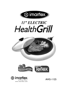 Handleiding Imarflex AHG-1125 Bakplaat