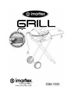 Handleiding Imarflex IGM-1000 Bakplaat