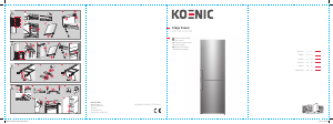 Manuale Koenic KFK 45411 A2 NF Frigorifero-congelatore