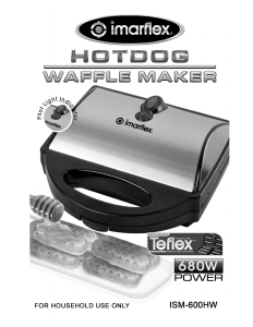 Handleiding Imarflex ISM-600HW Wafelijzer