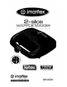 Handleiding Imarflex ISM-502W Wafelijzer