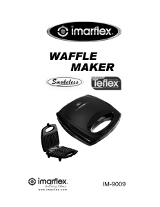Handleiding Imarflex IM-9009 Wafelijzer