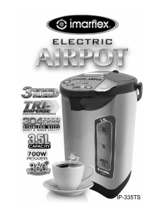 Handleiding Imarflex IP-335TS Waterdispenser