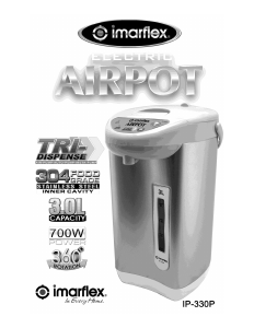 Handleiding Imarflex IP-330P Waterdispenser