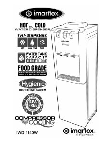 Handleiding Imarflex IWD-1140W Waterdispenser