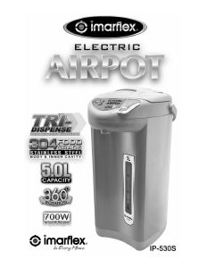 Handleiding Imarflex IP-530S Waterdispenser