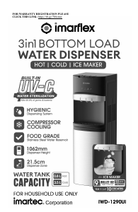 Bedienungsanleitung Imarflex IWD-1290UI Wasserspender